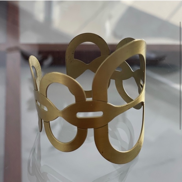 Missoni Gold  / Brass Cuff Bracelet - Vintage - Picture 2 of 9